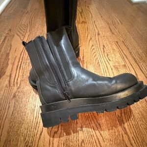 Jeffrey Campbell Black Combat Boots